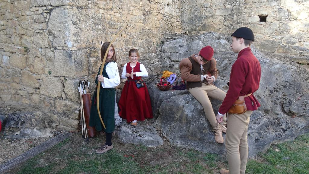 Au Pied Du Chateau - 5 A 11 Personnes - Baignade-Canoe-Piste Cyclable A 100 M Castelnaud La Chapelle Exterior photo
